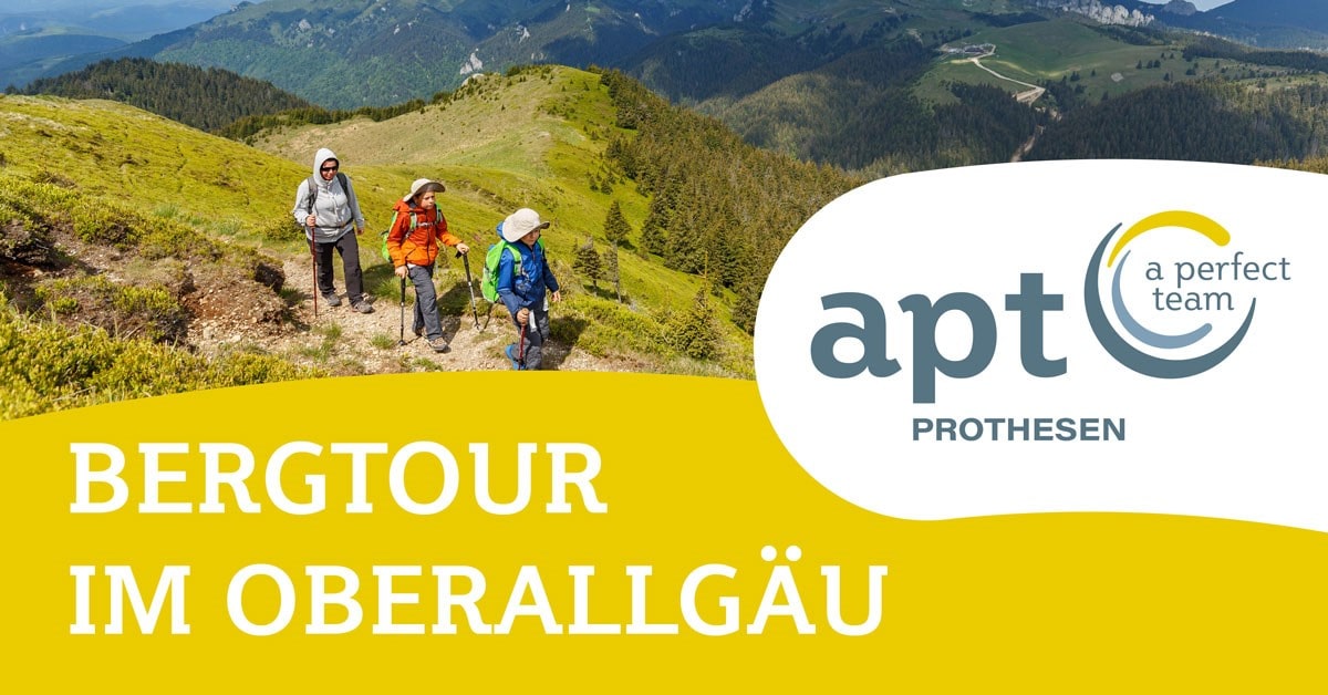 Bergtour im Oberallgäu mit APT Prothesen