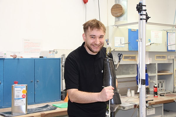 Carlo Spanke, Orthopädietechnik-Mechaniker APT Prothesen Niederlassung Bochum