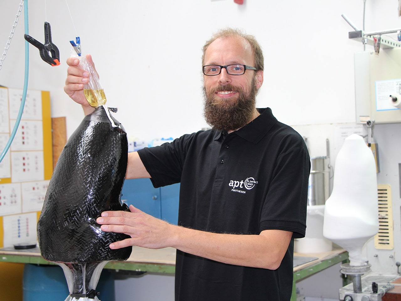 Mathias Stegemann, Orthopädietechnikmeister und Betriebsleiter APT Prothesen NIederlassung Würzburg