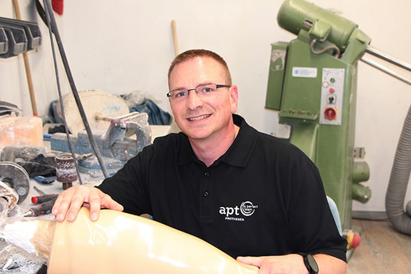 Patrick Block, Orthopädietechnik-Mechaniker APT Prothesen Standort Homburg / Saar
