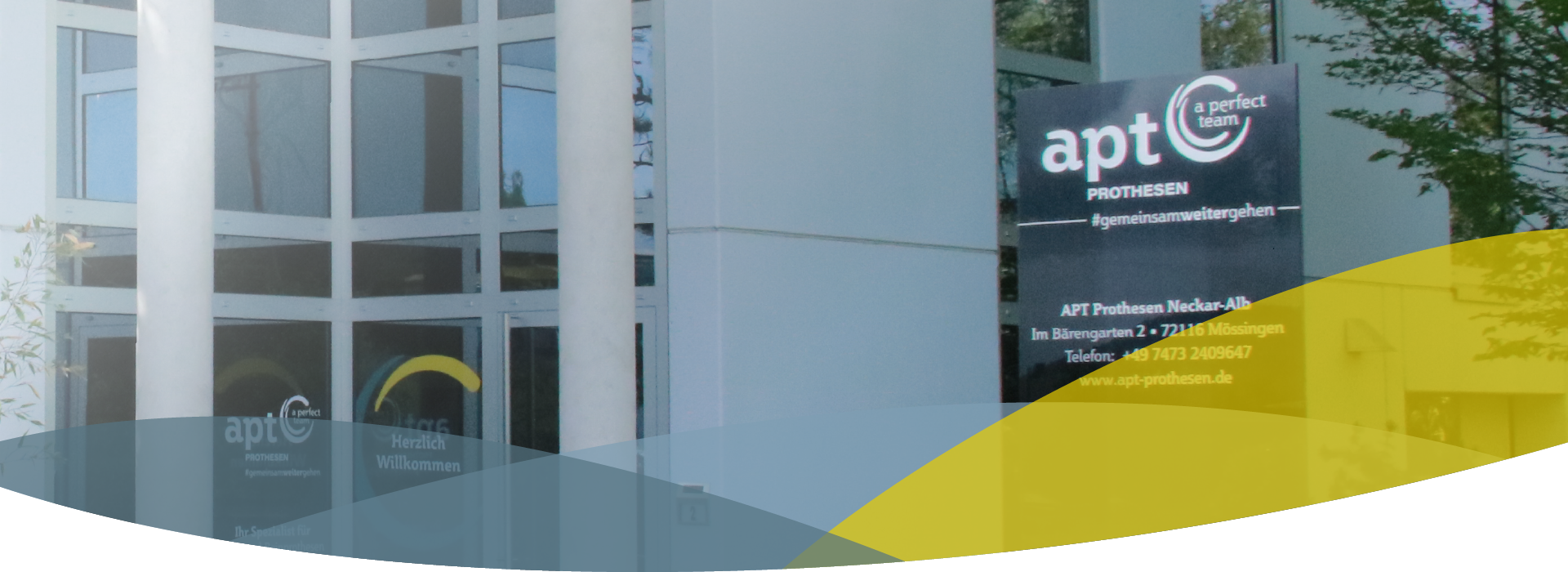 Headerbild für APT-Franchise, Aussenansicht der Filiale in Mössingen