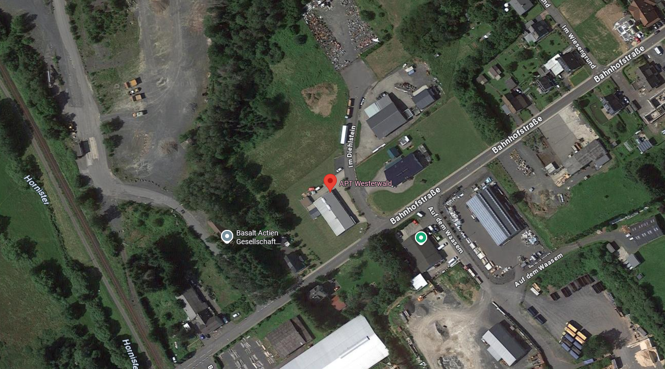 Ansicht der APT-Service zentrale auf Google Maps
